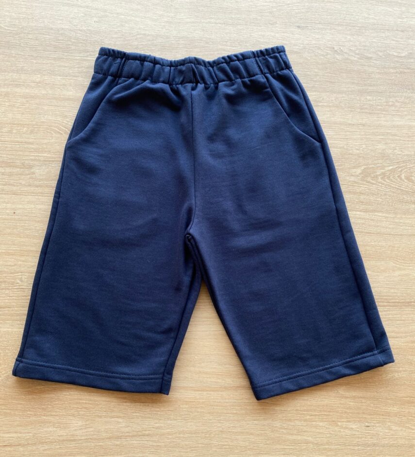 Bermuda Infantil Masculina Comfort Azul Marinho Fernanda Ramos Kids