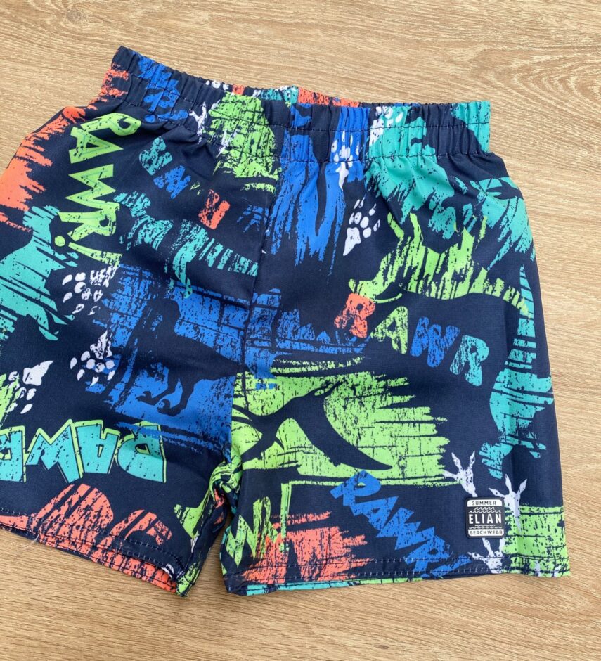 fernandaramoskids com br Bermuda Infantil Masculina Estampada Fundo Azul Marinho 1