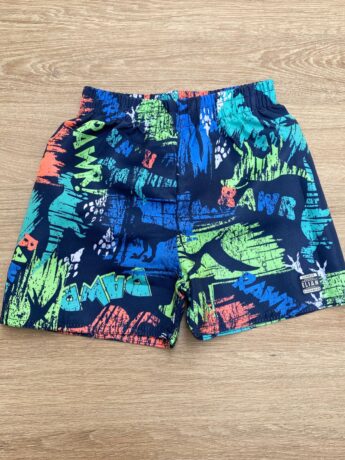 Bermuda Infantil Masculina Estampada Fundo Azul Marinho Fernanda Ramos Kids