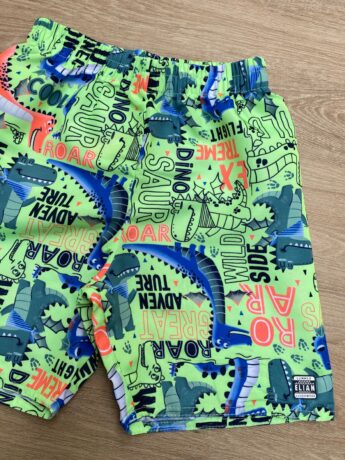 fernandaramoskids com br Bermuda Infantil Masculina Estampada Jacaré Verde 1