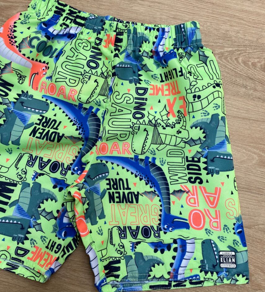 fernandaramoskids com br Bermuda Infantil Masculina Estampada Jacaré Verde 1