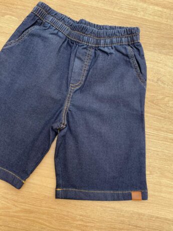 fernandaramoskids com br Bermuda Infantil Masculina Jeans Lavagem Escura 1