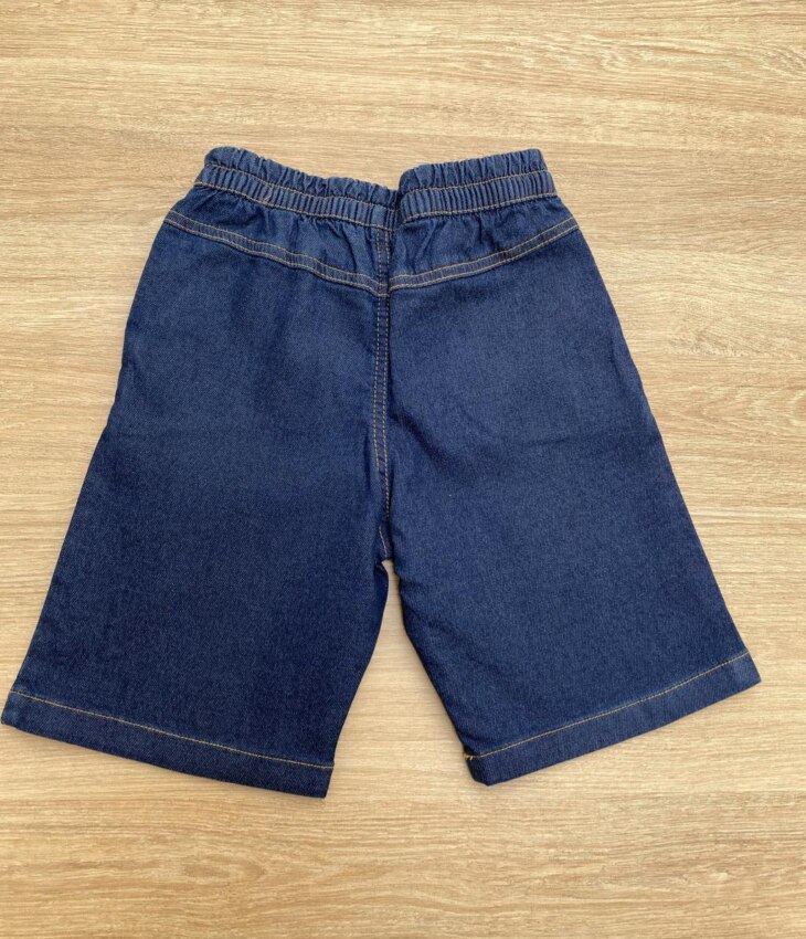 fernandaramoskids com br Bermuda Infantil Masculina Jeans Lavagem Escura 2
