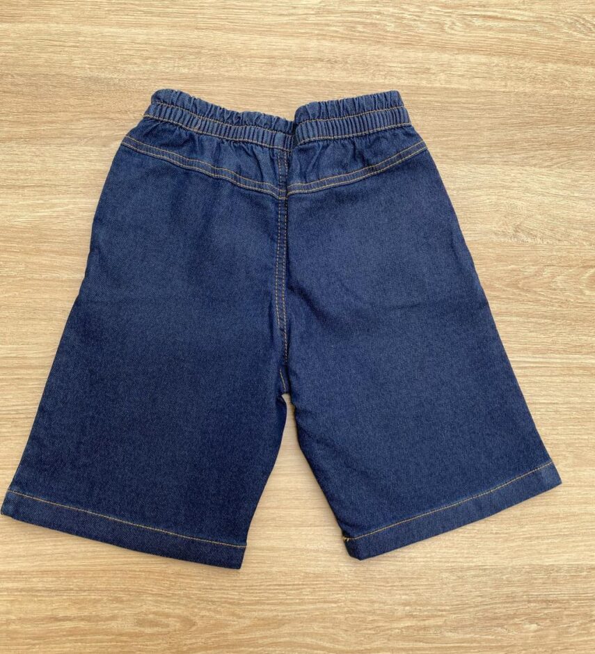 fernandaramoskids com br Bermuda Infantil Masculina Jeans Lavagem Escura 2