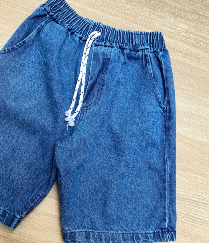 fernandaramoskids com br Bermuda Infantil Masculina Jeans Médio 1