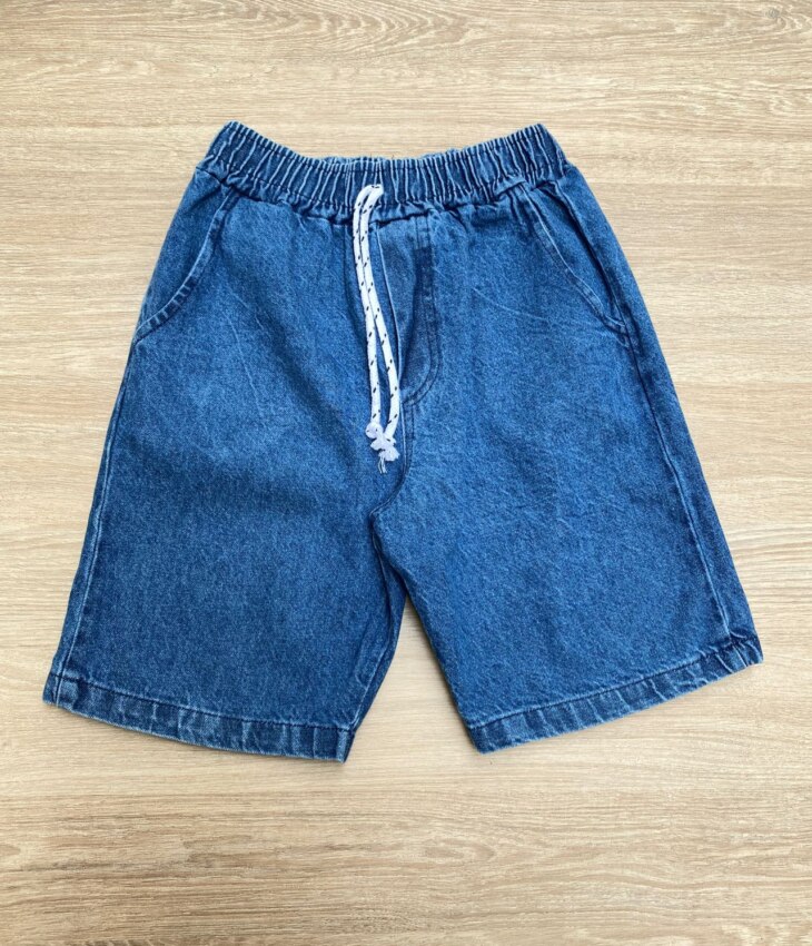 Bermuda Infantil Masculina Jeans Médio Fernanda Ramos Kids