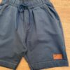 fernandaramoskids com br Bermuda Masculina Juvenil Moletom Azul com Cordão1