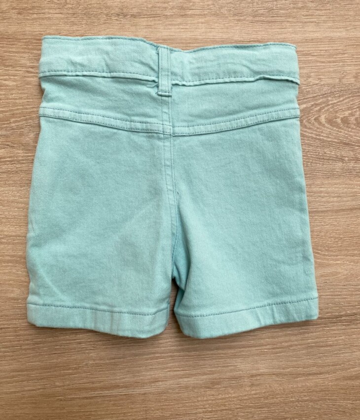 fernandaramoskids com br Bermuda Infantil Masculina Sarja Verde Água 3