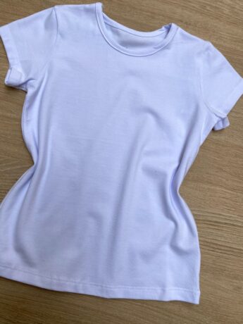 fernandaramoskids com br Blusa Manga Curta Infantil Feminina Cor Branca 1