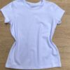 Blusa Manga Curta Infantil Feminina Cor Branca Fernanda Ramos Kids