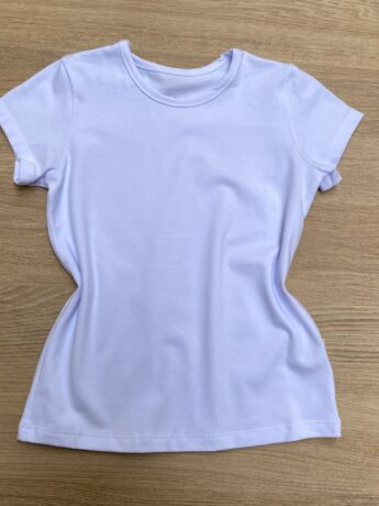 Blusa Manga Curta Infantil Feminina Cor Branca Fernanda Ramos Kids