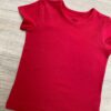 fernandaramoskids com br Blusa Manga Curta Infantil Feminina Cor Vermelha 1