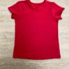 Blusa Manga Curta Infantil Feminina Cor Vermelha Fernanda Ramos Kids