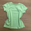 fernandaramoskids com br Blusa Manga Curta Infantil Feminina Gola Redonda Verde 2