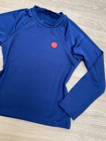 fernandaramoskids com br Blusa Manga Longa Infantil Feminina Azul Marinho 1