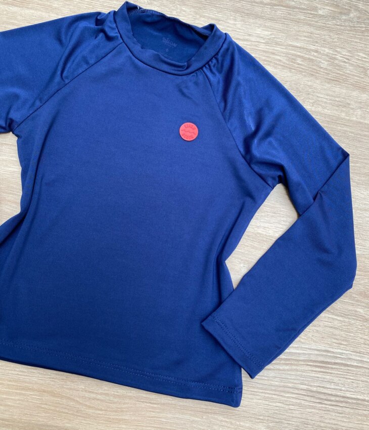 fernandaramoskids com br Blusa Manga Longa Infantil Feminina Azul Marinho 1