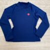 Blusa Manga Longa Infantil Feminina Azul Marinho Fernanda Ramos Kids