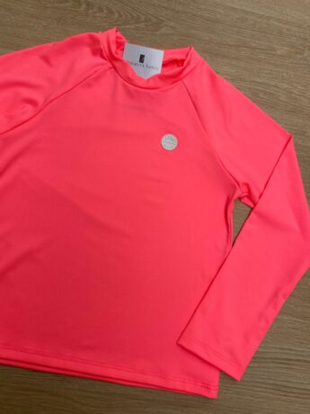 fernandaramoskids com br Blusa Manga Longa Infantil Feminina Pink Flúor 1