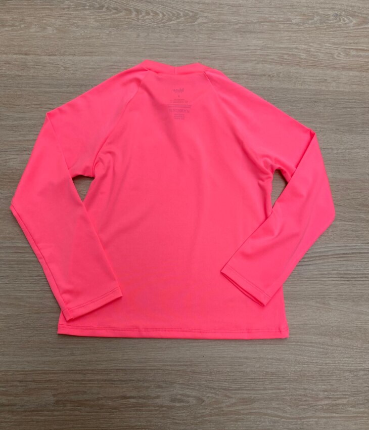 fernandaramoskids com br Blusa Manga Longa Infantil Feminina Pink Flúor 2