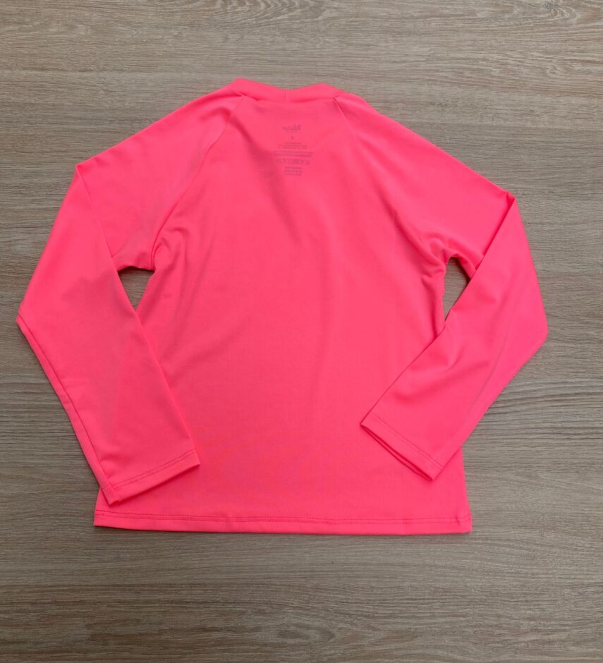 fernandaramoskids com br Blusa Manga Longa Infantil Feminina Pink Flúor 2