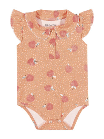 fernandaramoskids com br Body Infantil Feminino Estampa de Frutinhas Laranja