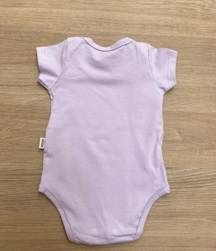 fernandaramoskids com br Body Infantil Feminino Manga Curta Lilás 2