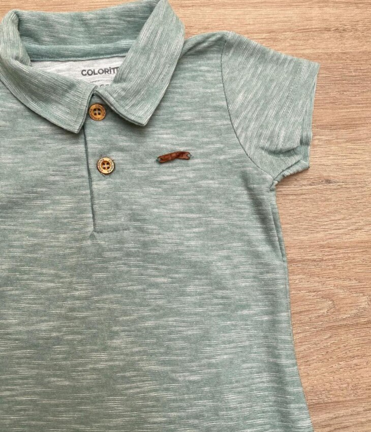 fernandaramoskids com br Body Infantil Masculino Manga Curta Verde Mesclado 1