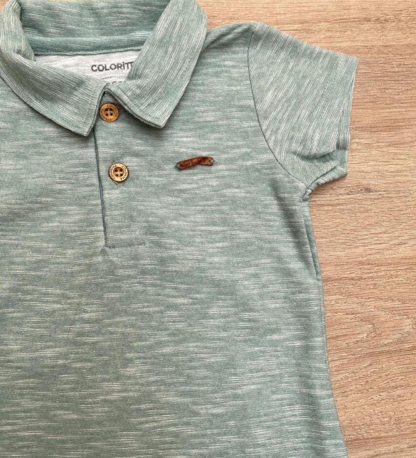 fernandaramoskids com br Body Infantil Masculino Manga Curta Verde Mesclado 1