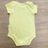 fernandaramoskids com br Body Infantil Unissex Manga Curta Amarelo 2
