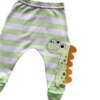 fernandaramoskids com br Calça Masculina Infantil com Vira Pe Listrada Verde 1