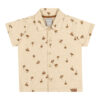 fernandaramoskids com br Camisa Infantil Masculina Manga Curta Estampada Bege