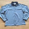 Camisa Infantil Masculina Manga Longa Azul Social Fernanda Ramos Kids