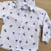 fernandaramoskids com br Camisa Infantil Masculina Manga Longa Estampada Branca 1