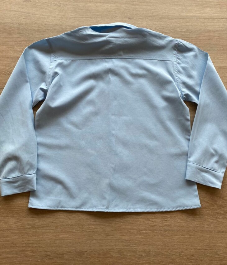 fernandaramoskids com br Camisa Infantil Masculina Manga Longa Social Azul 2