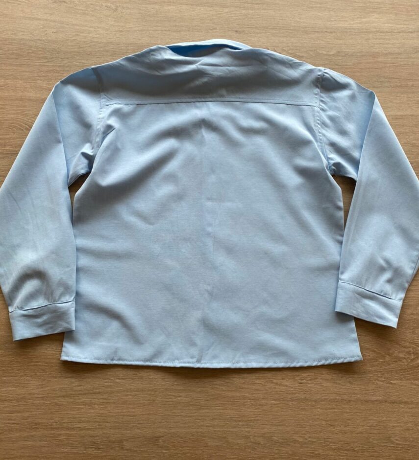 fernandaramoskids com br Camisa Infantil Masculina Manga Longa Social Azul 2