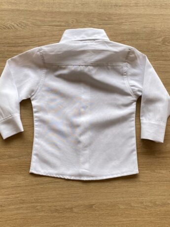 fernandaramoskids com br Camisa Infantil Masculina Manga Longa Social Branca 1