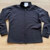Camisa Infantil Masculina Manga Longa Social Preta Fernanda Ramos Kids