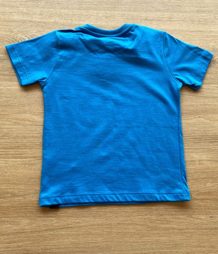 fernandaramoskids com br Camiseta Infantil Masculina Básica Azul Cobalto 2