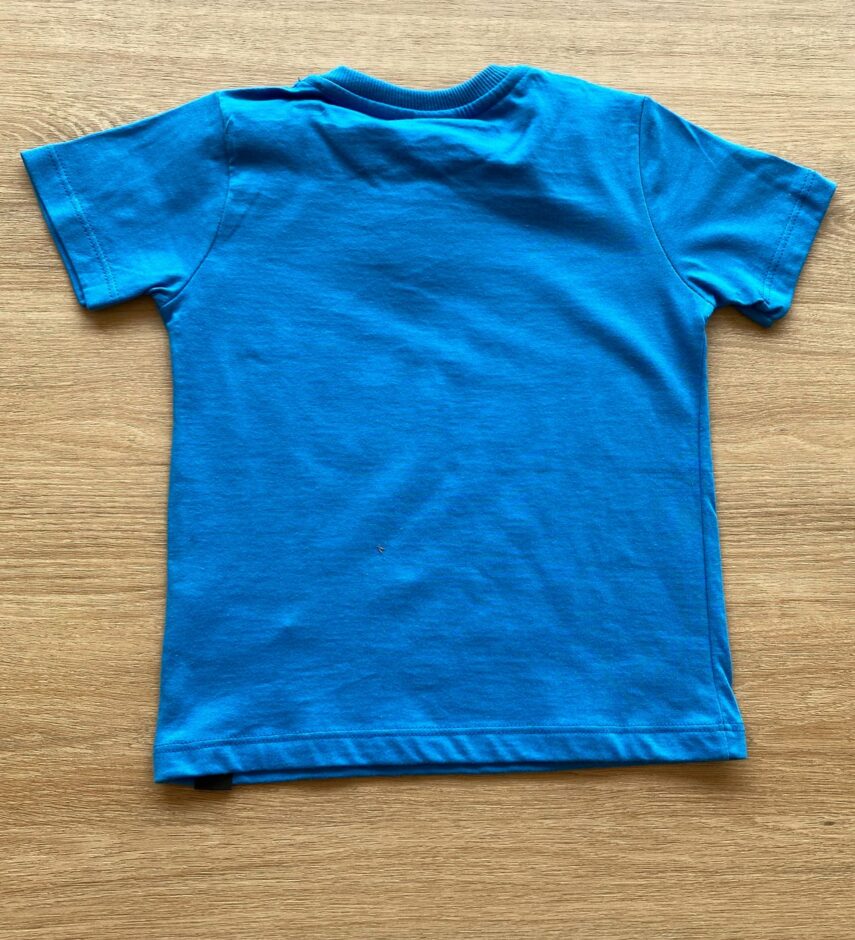 fernandaramoskids com br Camiseta Infantil Masculina Básica Azul Cobalto 2