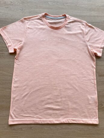 Camiseta Infantil Masculina Básica Ogochi Essencial Salmão Fernanda Ramos Kids