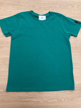 Camiseta Infantil Masculina Básica Verde Fernanda Ramos Kids
