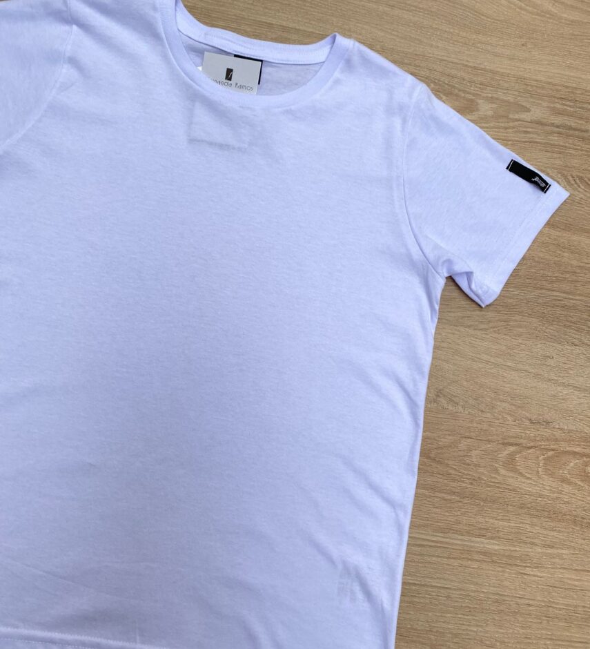 fernandaramoskids com br Camiseta Infantil Masculina Branca Básica 1