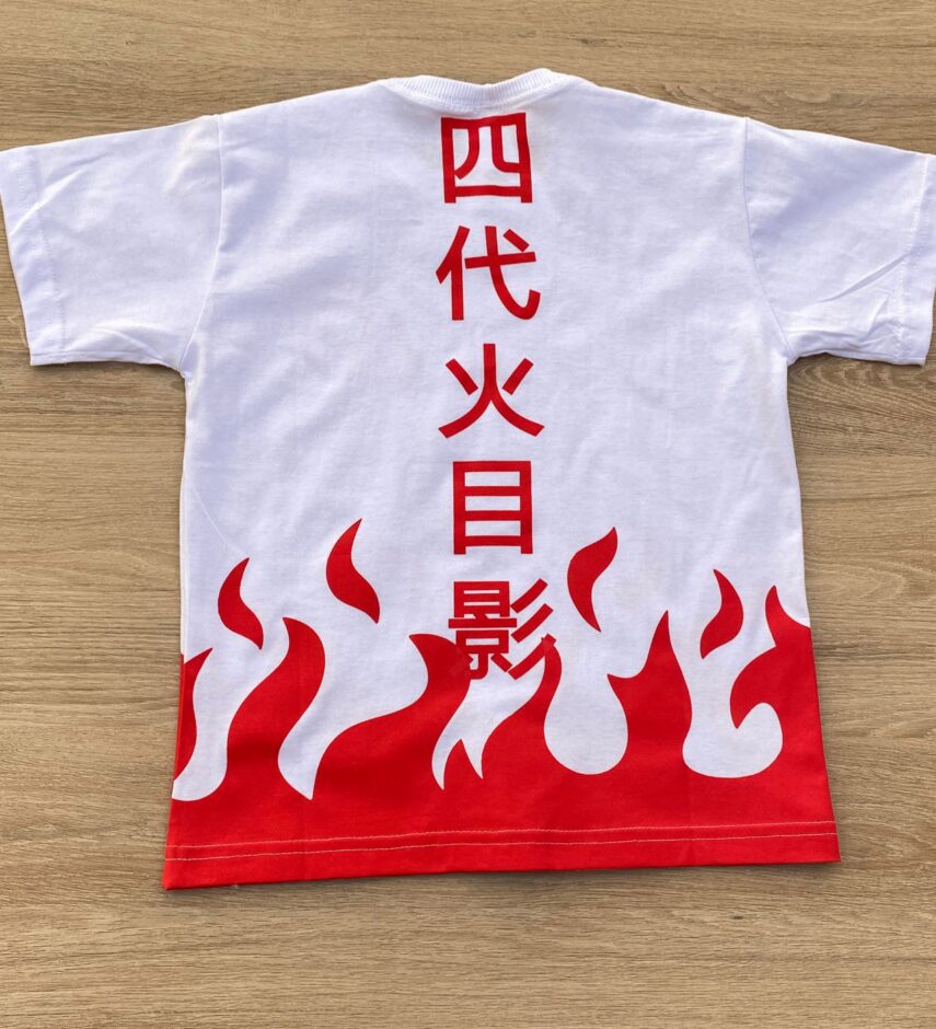 fernandaramoskids com br Camiseta Infantil Masculina Branca com Estampa Vermelha 2