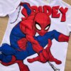 fernandaramoskids com br Camiseta Infantil Masculina Branca com Estampa Vermelha e Azul 1