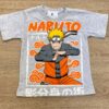 Camiseta Infantil Masculina Cinza com Estampa Laranja Fernanda Ramos Kids