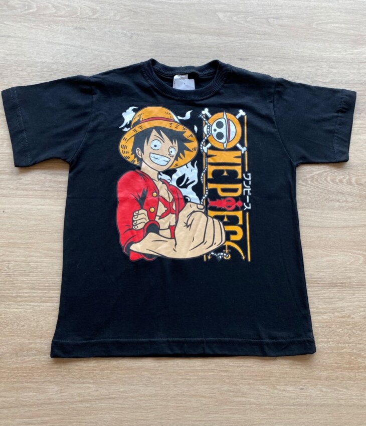 Camiseta Infantil Masculina Estampada Cor Preta Fernanda Ramos Kids