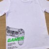 fernandaramoskids com br Camiseta Infantil Masculina Estampada Gamer Branca 1