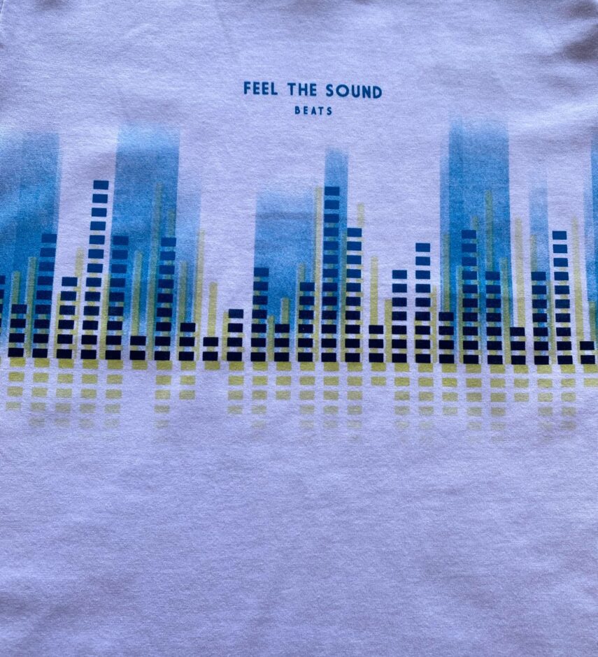 fernandaramoskids com br Camiseta Infantil Masculina Feel The Sound Branca 1
