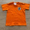 Camiseta Infantil Masculina Laranja com Detalhe Fernanda Ramos Kids