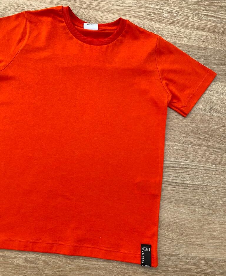 fernandaramoskids com br Camiseta Infantil Masculina Laranja Vibrante 1